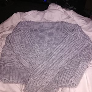 Used; Soft; grey; Garage sweater